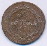 Ausztria / Elő-Ausztria (Vorderösterreich) 1804H 1kr Cu 'II. Ferenc' Günzburg T:VF,FAustria / Further Austria 1804H 1 Kreuzer Cu 'Franz II' Günzburg C:VF,FKrause KM#27