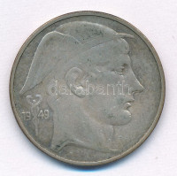 Belgium 1949. 20Fr Ag 'francia szöveg - Belgique' T:F patina, phBelgium 1949. 20 Francs Ag 'french text - Belgique' C:F patina, edge errorKrause KM#140