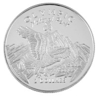Cook-szigetek 1996. 2$ Ag 'Olympic Nemzeti Park' kapszulában T:PP patina Cook Islands 1996. 2 Dollars Ag 'Olympic National Park' in capsule C:PP patina Krause KM#280