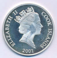 Cook-szigetek 2001. 10D Ag 'Nyári Olimpiai 2004 - Athén' T:UNC (eredetileg PP) Cook Islands 2001.10 Dollars Ag '2004 Summer Olympics - Athens' C:UNC (originally PP)Krause KM#473