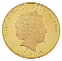 Cook-szigetek 2013. 1$ aranyozott Cu 'Habeus Papam - Ferenc' T:UNC,AU (eredetileg PP) Cook Islands 2013. 1 Dollar Ag 'Habeus Papam - Franciscus' C:UNC,AU (originally PP)