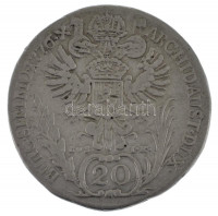 Csehország - Történelmi tartomány 1776EvS-IK 20kr Ag 'Mária Terézia' (6,47g) T:VF ph. Bohemia 1776EvS-IK 20 Kreuzer Ag 'Maria Theresia' (6,47g) C:VF edge error Krause KM#800