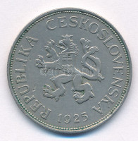 Csehszlovákia 1925. 5K Cu-Ni T:XF kis phCzechoslovakia 1925. 5 Korun Cu-Ni C:XF small edge errorKrause KM#10