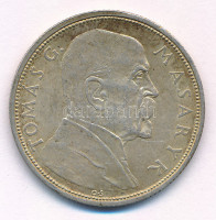 Csehszlovákia 1928. 10K Ag 'Masaryk' T:AU,XF patina Czechoslovakia 1928. 10 Korun Ag 'Masaryk' C:AU,XF patina Krause KM#12
