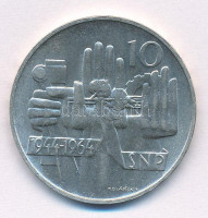 Csehszlovákia 1964. 10K Ag 'A szlovák felkelés 20. évfordulója' T:AU,XF kis karcCzechoslovakia 1964. 10 Korun Ag 'The 20th Anniversary of the Slovak Uprising' C:AU,XF small scratchKrause KM#56