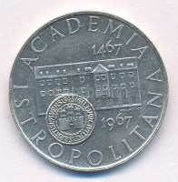Csehszlovákia 1967. 10K Ag '500 éves a Pozsonyi Egyetem' T:XF phCzechoslovakia 1967. 10 Korun Ag '500th Anniversary - Bratislava University' C:XF edge errorKrause KM#62