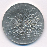 Csehszlovákia 1969. 25K Ag 'A szlovák felkelés 25. évfordulója' T:AU,XF phCzechoslovakia 1969. 25 Korun Ag '25th Anniversary - Slovak Uprising' C:AU,XF edge errorKrause KM#67