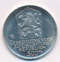 Csehszlovákia 1981. 500K Ag 'Ludovit Stúr halálának 125. évfordulója' T:AUCzechoslovakia 1981. 500 Korun Ag '125th Anniversary - Death of Ludovit Stur' C:AU Krause KM#105