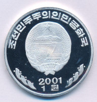 Észak-Korea 2001. 1W Al '2000. évi Olimpiai Játékok - Műugró' T:PPNorth Korea 2001. 1 Won Al 'Olympic Games 2001 - Diver' C:PPKrause KM#379