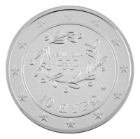 Görögország 2004. 10E Ag '2004-es Nyári Olimpiai Játokok - Athén / Lovaglás' T:PPGreece 2004. 10 Euro Ag '2004 Summer Olympics, Athens - Equestrian' C:PPKrause KM#197
