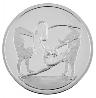Görögország 2004. 10E Ag '2004-es Nyári Olimpiai Játokok - Athén / Ritmikus Sportgimnasztika' T:PPGreece 2004. 10 Euro Ag '2004 Summer Olympics, Athens - Rhythmic Gymnastics' C:PPKrause KM#199