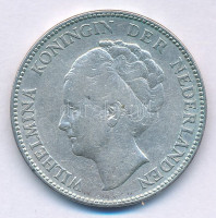Hollandia 1931. 1G Ag 'I. Vilma' T:VF Netherlands 1931. 1 Gulden Ag 'Wilhelmina I' C:VF Krause KM#161.1