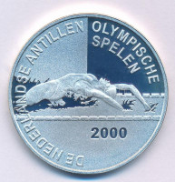 Holland-Antillák 2000. 25G Ag '2000. évi Olimpiai Játékok Sydney' T:PP Netherlands Antilles 2000. 25 Gulden Ag 'Olympic Games 2000 Sydney' C:PP Krause KM#48