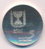 Izrael 1965. 5L Ag 'A függetlenség 17. évfordulója / Kneszet' T:UNC,AUIsrael 1965. 5 Lirot Ag '17th Anniversary of Independence / Knesset Building' C:UNC,AUKrause KM#45