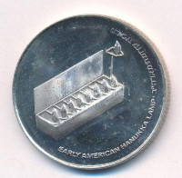 Izrael 1976. 10L Ag 'Hanuka - Amerikai lámpa' T:AUIsrael 1976. 10 Lirot Ag 'Hanukkah - US Lamp' C:AUKrause KM#87