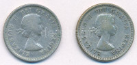 Kanada 1955. 25c Ag + 1960. 25c Ag T:VFCanada 1955. 25 Cents Ag + 1960. 25 Cents Ag C:VFKrause KM#52