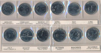 Kanada 1992. 25c Cu-Ni 'Kanada fennállásának 125. évfordulója' (12xklf) T:UNC,AUCanada 1992. 25c Cu-Ni 'Canada's 125th Anniversary' (12xdiff) C:UNC,AU