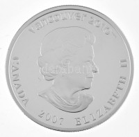 Kanada 2007. 25$ Ag 'A vancouveri Téli Olimpia 2010 / Sportolói büszkeség' forgalomba nem került, részben hologramos emlékérme, kapszulában, tanúsítvánnyal T:PP / Canada 2007. 25 Dollars Ag '2010 Winter Olympics, Vancouver / Athlete's