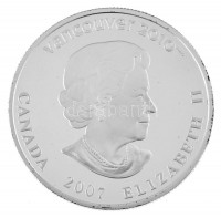 Kanada 2007. 25$ Ag 'A vancouveri Téli Olimpia 2010 / Curling' forgalomba nem került, részben hologramos emlékérme, kapszulában T:PP / Canada 2007. 25 Dollars Ag '2010 Winter Olympics, Vancouver / Curling' non-circulating, partially
