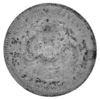 Kína / Hupej Tartomány DN (1895-1907) 10f Ag T:VF patinaChina / Hupeh Province ND (1895-1907) 10 Fen Ag C:VF patina