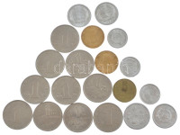 Kína ~1950-2000. ~80g vegyes érme T:AU-XFChina ~1950-2000. ~80g mixed coin C:AU-XF