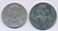 Lengyelország 1969. 10Zl Cu-Ni 'Kopernikusz' + 1981MW 50Zl Cu-Ni 'II. Bolewslaw király' T:VF,UNCPoland 1969. 10 Zlotych Cu-Ni 'Copernicus' + 1981MW 'King Boleslaw II' C:VF,UNC