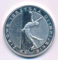 Lengyelország 2006. 10Zl Ag 'Torinói Téli Olimpia 2006' kapszulában T:PP ujjlenyomatPoland 2006. 10 Zlotych Ag 'Olympic Winter Games - Turin 2006' in capsule C:PP fingerprintsKrause Y#556