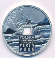 Lengyelország 2008. 10Zl Ag 'Pekingi Olimpia 2008' kapszulában T:AU (PP) ujjlenyomat, karcPoland 2008. 10 Zlotych Ag '2008 Olympic Games - Beijing' in capsule C:AU (PP) fingerprints,scratchKrause Y#646