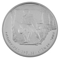 Lettország 2002. 1L Ag '2004-es Olimpiai játékok, Athén' T:PP /Latvia 2002. 1 Lats Ag 'Olympic Games 2004, Athens' C:PP Krause KM#57