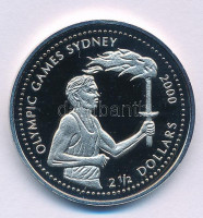 Libéria 1999. 2 1/2$ Cu-Ni '2000. évi Olimpiai Játékok Sydney' T:PP Liberia 1999. 2 1/2 Dollar Cu-Ni 'Olympic Games 2000 Sydney' C:PP Krause KM#644