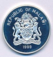 Malawi 1999. 10K Ag '2000. évi Olimpiai Játékok Sydney' kapszulában T:PP ujjlenyomatMalawi 1999. 10 Kwacha Ag 'Olympic Games 2000 Sydney' in capsule C:PP fingerprintsKrause KM#38