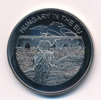 Máltai Lovagrend 2004. 100L Cu-Ni 'Magyarország az EU-ban' T:PP Sovereign Order of Malta 2004. 100 Liras Cu-Ni 'Hungary in the EU' C:PP