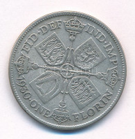 Nagy-Britannia 1930. 2Sh Ag 'V. György' T:VF Great Britain 1930. 2 Shilling Ag 'GeorgeI' C:VF Krause KM#834