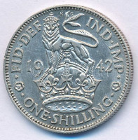 Nagy-Britannia 1942. 1Sh Ag 'VI. György' T:AU Great Britain 1942. 1 Shilling Ag 'George VI' C:AU Krause KM#854