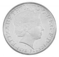 Nagy-Britannia 2010. 5P Ag 'Londoni Olimpia 2012 - Visszaszámlálás' kapszulában T:PP patina, ujjlenyomat /Great Britain 2010. 5 Pound Ag '2012 Summer Olympics, London - Countdown' in capsule C:PP patina, fingerprintsKrause KM#1139a