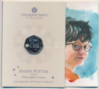 Nagy-Britannia 2022. 50p Cu-Ni 'Harry Potter - A Harry Potter és a Bölcsek Köve megjelenésének 25. évfordulója' + 50p Cu-Ni 'Roxfort Expressz - A Harry Potter és a Bölcsek Köve megjelenésének 25. évfordulója' + 2023. 50p Cu-Ni 'Albus
