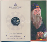 Nagy-Britannia 2022. 50p Cu-Ni 'Harry Potter - A Harry Potter és a Bölcsek Köve megjelenésének 25. évfordulója' + 50p Cu-Ni 'Roxfort Expressz - A Harry Potter és a Bölcsek Köve megjelenésének 25. évfordulója' + 2023. 50p Cu-Ni 'Albus