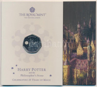 Nagy-Britannia 2022. 50p Cu-Ni 'Harry Potter - A Harry Potter és a Bölcsek Köve megjelenésének 25. évfordulója' + 50p Cu-Ni 'Roxfort Expressz - A Harry Potter és a Bölcsek Köve megjelenésének 25. évfordulója' + 2023. 50p Cu-Ni 'Albus