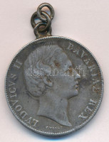 Német Államok / Bajorország 1868. Egyleti Tallér Ag 'II. Lajos' füllel (br:19,18g) T:XF,VF patina, phGerman States / Bavaria 1868. Vereinsthaler (Madonnentaler) Ag 'Louis II' with ear (br:19,18g) C:XF,VF patina, edge errorKrause KM#877