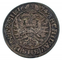 Német Államok / Szilézia 1674SHS 6kr Ag 'I. Lipót' (2,60g) T:VF German States / Silesia 1674SHS 6 Kreuzer Ag 'Leopold I' (2,60g) C:VF Krause KM#507