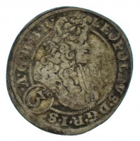 Német Államok / Szilézia 1696CB 3kr Ag 'I. Lipót' (1,46g) T:VF,F German States / Silesia 1696CB 3 Kreuzer Ag 'Leopold I' (1,46g) C:VF,F Krause KM#516