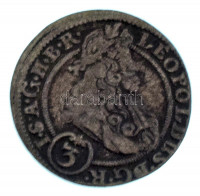 Német Államok / Szilézia 1705FN 3kr Ag 'I. Lipót' Breslau (1,55g) T:VF patina / German States / Silesia 1705FN 3 Kreuzer Ag 'Leopold I' Breslau (1,55g) C:VF patina Krause KM#471