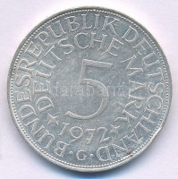 NSZK 1972G 5M Ag T:XFFRG 1972G 5 Mark Ag C:XFKrause KM# 112.1