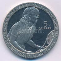 Niue 1989. 5$ Cu-Ni ' Nyári Olimpia Szöul 1988 - Steffi Graf' T:AU karcNiue 1989. 5 Dollars Cu-Ni 'Summer Olympics Seoul 1988 - Steffi Graf' C:AU scratchKrause KM#67