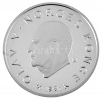 Norvégia 1992. 100K Ag 'Lillehammer Téli Olimpia - Gyorskorcsolya' T:PP / Norway 1992. 100 Kroner Ag 'Lillehammer Olympics - Speed Skating' T:PPKrause KM#434