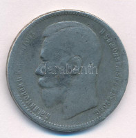 Orosz Birodalom 1897. 1R Ag 'II. Miklós' T:F Russian Empire 1897. 1 Rouble Ag 'Nicholas II' C:F Krause Y#59.1