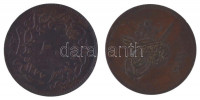 Oszmán Birodalom 1859. (1255/21) 20p Cu 'I. Abdul-Medzsid' + 1861. (1277/4) 20p Cu 'Abdul-Aziz' T:VF,F patinaOttoman Empire 1859. (1255/21) 20 Para Cu ' Abdülmecid I' + 1861. (1277/4) 20 Para Cu 'Abdülaziz' C:VF,F patinaKrause KM#668.2, # 701