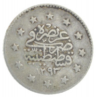 Oszmán Birodalom 1903. (1293/28) 1K (1,17g) T:VFOttoman Empire 1903. (1293/28) 1 Kurush (1,17g) C:VFKrause KM#735
