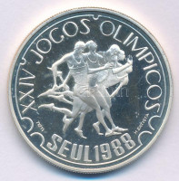 Portugália 1988. 250E Ag 'Nyári Olimpia 1988 Szöul' T:PP karcPortugal 1988. 250 Escudos Ag '1988 Summer Olympics - Seoul' C:PP scratchKrause KM#643a