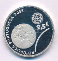 Portugália 2008. 2,5E Ag 'Olimpia' T:AU (PP) karcPortugal 2008. 2,5 Euro Ag 'Olympics' C:AU (PP) scratchKrause KM#790a